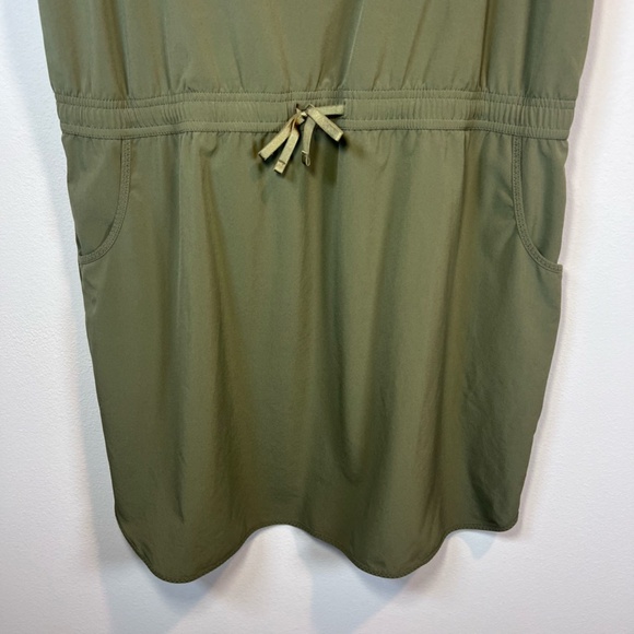 Kuhl Women's Vantage Dress Green Lightweight Stretch Sleeveless Drawstring Large - Picture 6 of 16